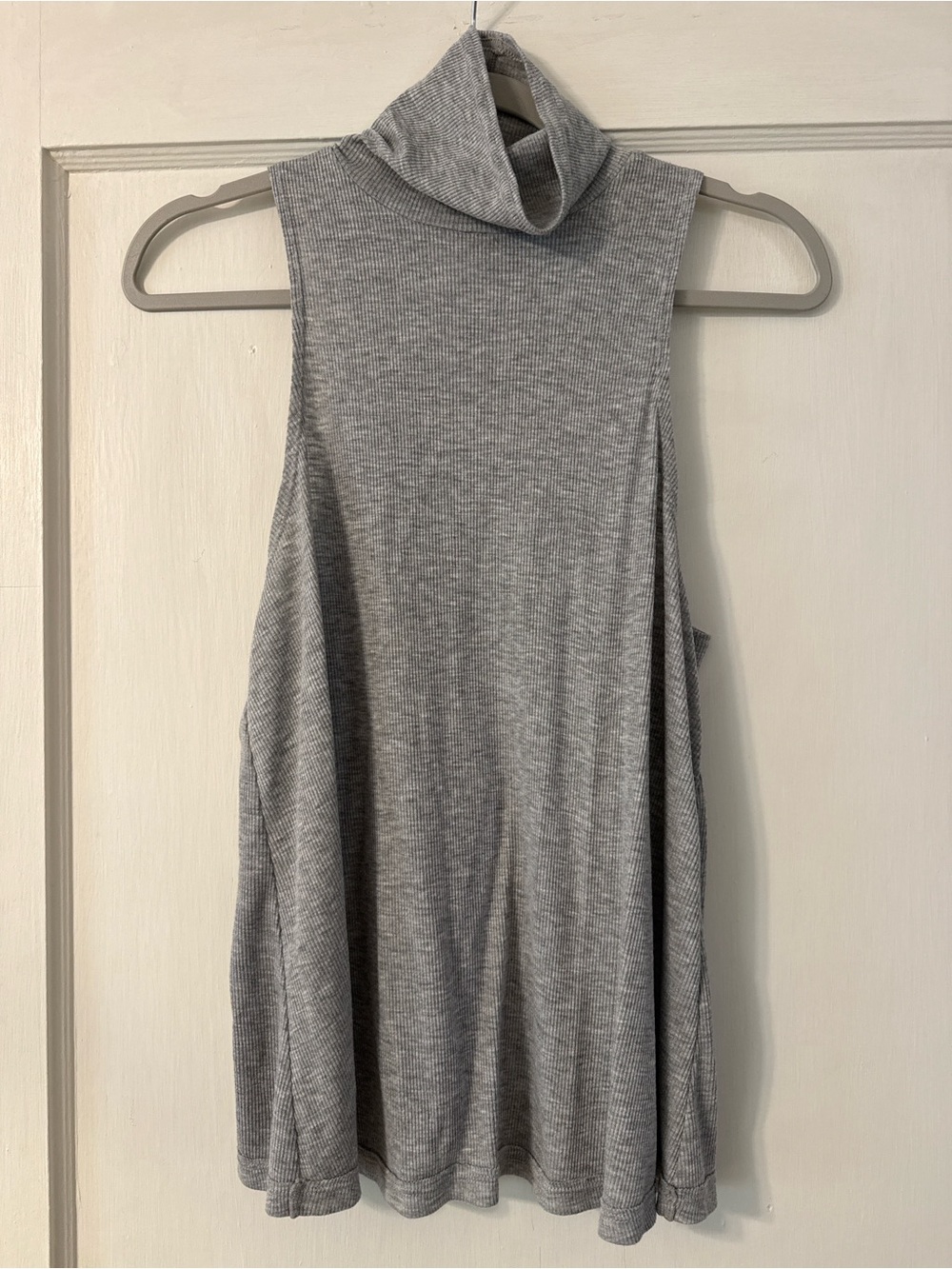 Free People Sleeveless Ribbed Turtleneck Top
